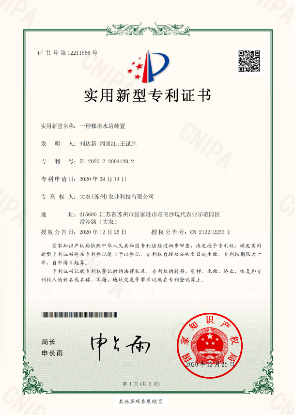一种梯形水培装置.png